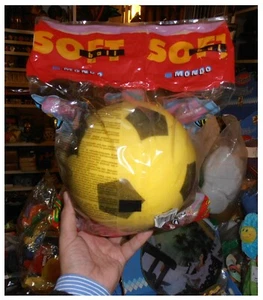 Palla pallone soft morbido giallo gommapiuma spugna rimbalzante softball cm 20 - Foto 1 di 1