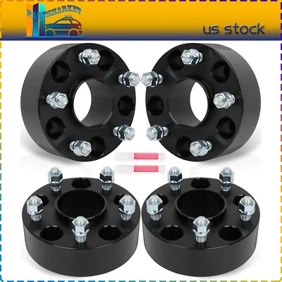 4X 2" 5x5 Wheel Spacers For 2011-25 Jeep Grand Cherokee Dodge Durango 14x1.5 Foto 1 de 4