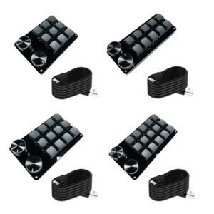 Hot Swappable Switches 9/10/12/15Key Programmable Keyboards Efficient Workflows - Afbeelding 1 van 12