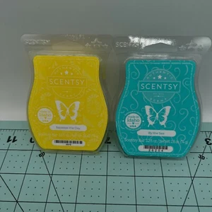2 x Scentsy Wax Bar Squeeze The Day & By the Sea - Picture 1 of 5
