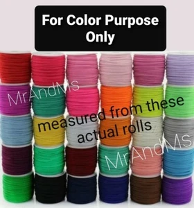 50 Yard Handtasche Mix Farben 1/8" dünn elastisch. - Bild 1 von 5