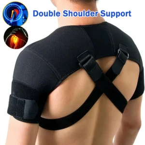 Shoulder Brace Support for Torn Rotator Cuff Compression Sleeve Wrap Pain Relief - Picture 1 of 21