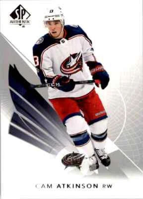 2017-18 upper deck SP Authentic Cam Atkinson #3 - Image 1 of 2