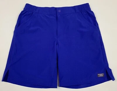 Tabla elástica LL Bean corta cintura elástica UPF poliéster reciclado para mujer 8 cobalto Foto 1 de 4