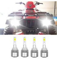 For ARCTIC CAT 400 500 650 700 HIGH LOW BEAM HEADLIGHT LED LIGHT BULBS 50W/PC 4x For ARCTIC CAT 400 500 650 700 HIGH LOW BEAM HEADLIGHT LED LIGHT BULBS 50W/PC 4x