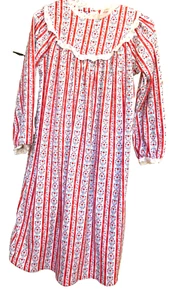 Vintage Lanz of Salzburg Girl's USA Size L 10/12 Long Nightgown Sleepwear Pajama - Picture 1 of 13