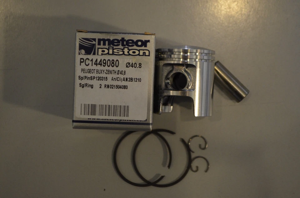 Kit Pistone Meteor PC1449080 D. 40,8 - PEUGEOT 50 - Imagen 1 de 1