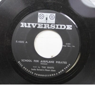 50'S & 60'S 45 Riverside - School For Airplane Pirates / The Sportscaster On Bil - Image 1 of 2