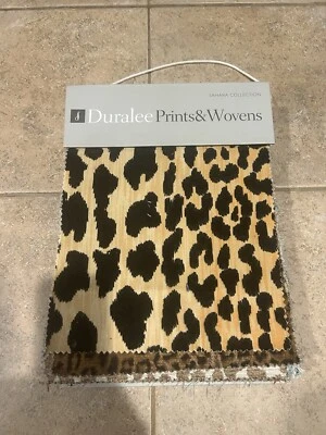 Duralee FABRIC Big SAMPLE BOOK Zebra Cheetah Animal SAHARA 35pcs Prints & Wovens - Image 1 of 4