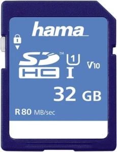 Hama SDHC 32GB UHS-I Class1 Super Fast Memory Card C10 - (533x / 80Mb/s) - Picture 1 of 3