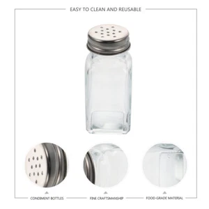 10Pcs Seasoning Container Seasoning Spice Tins Condiment Jars - Picture 1 of 12