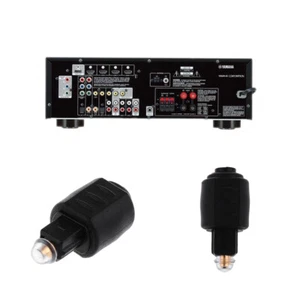 Spdif 3.5mm Optical Mini Jack Plug To Toslink Audio Adapter Female To Male - Picture 1 of 7