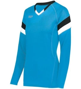 High Five 342243 Girls Truhit Tri Color Long Sleeve Jersey Top T-Shirt - Picture 1 of 14