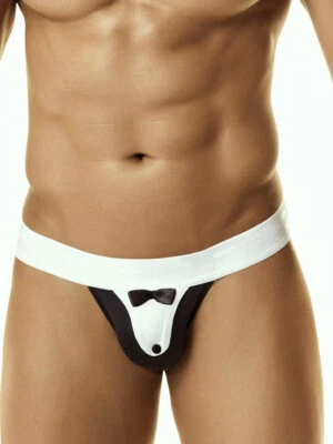 Tanga de esmoquin PPU 1312 negro/blanco para hombre Foto 1 de 4