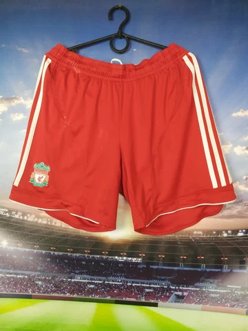 Liverpool Home Football Shorts Red Adidas Polyester Mens Size M Cover