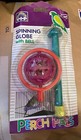Vo-Toys Bird Spinning Globe Ball With Bell Birds Toy Plastic Perch Pal VIP NEW