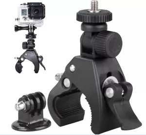 Gopro Handlebar Bracket 1.7-3.5cm Ring Bracket Mount Motorbike Action Cam DV - Picture 1 of 7
