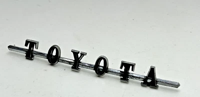 Placa de identificación de placa moldeada adorno capó de metal emblema Toyota Land Cruiser Foto 1 de 4