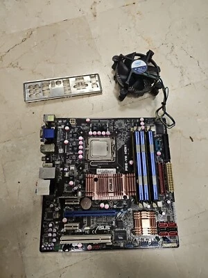 ASUS P5E-VM HDMI LGA775 Intel G35 Express Motherboard with CPU(E7300) + 3GB RAM - Immagine 1 di 4