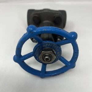 Smith Valve Co. 1" Gate Valve Fig.1500 Class 800 A105 THREADED A105NLC - Picture 1 of 8