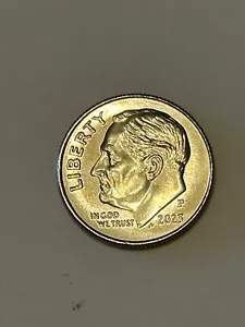 2023 P Roosevelt Dime Error Coin - Around Mouth (43) - Picture 1 of 3