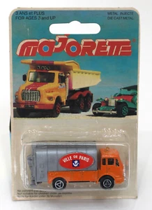 Majorette 218-B Mercedes Sanitation Truck Ville de Paris Orange 1:100 MOC 1978 - Picture 1 of 3