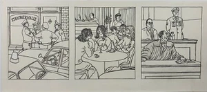 Zeichnung Illustration Tusche Max Radler Simplicissimus Alltagsszenen Nachlass - Picture 1 of 7