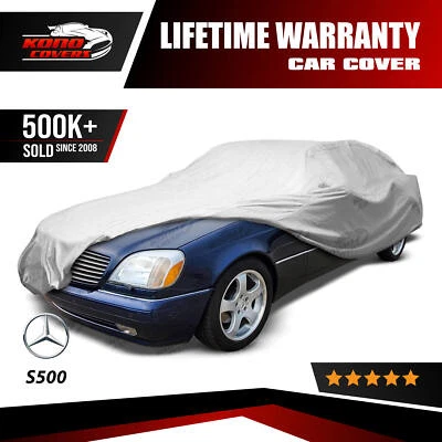 Cubierta de coche impermeable 4 capas Mercedes-Benz S500 cupé 1994 1995 1996 1997 Foto 1 de 4