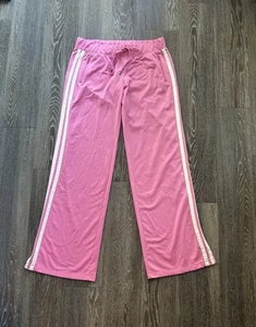 Juicy Couture Love P&G rosa Seitenstreifen Trainingshose Damen M neu ohne Etikett Y2K - Bild 1 von 11