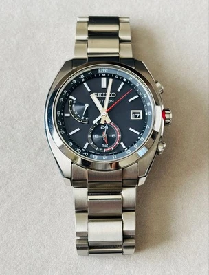 Мужские часы Seiko Astron Solar с двумя часами стандартной серии ограниченная модель - Изображение 1 из 4