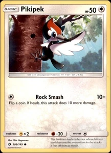 Pokemon - Pikipek #106/149 - SM Base Set Common - Picture 1 of 2