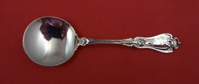 Cuchara de chocolate de plata de ley Violet By Whiting de 4" Foto 1 de 2