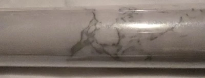 **NOVO** 2 rolos de papel de contato branco e cinza marmorizado, 23,6 x 118 cada - Imagem 1 de 4