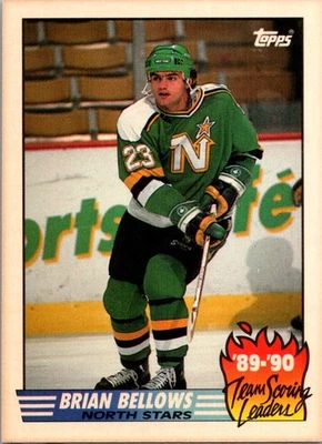 1989-90 Topps Brian Bellows Minnesota North Stars #15 - Image 1 of 2