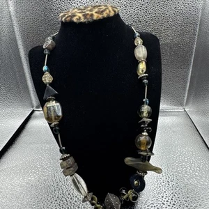 Precioso Collar de Cuentas Treska Boho Multicolor Elegante - Imagen 1 de 11