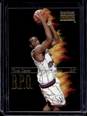1998-99 Skybox x Premium Vince Carter B.P.O. Rookie RC #9 BPO Raptors - Imagem 1 de 2