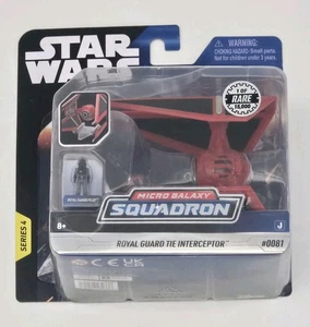MOC Star Wars Micro Galaxy Squadron Royal Guard Tie Interceptor 1 Of 15,000 Rare - Picture 1 of 6