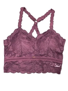 JadyK Juliette Deluxe Racerback Lace Bralette Eggplant S/M NWOT - Picture 1 of 4