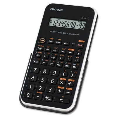 Sharp EL501X2BWH 10-Digit LCD Scientific Calculator New - Image 1 of 4