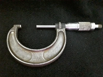 Vintage Brown & Sharpe 1-2" Outside Micrometer 0.0001" Friction Thimble Made USA - Image 1 of 4