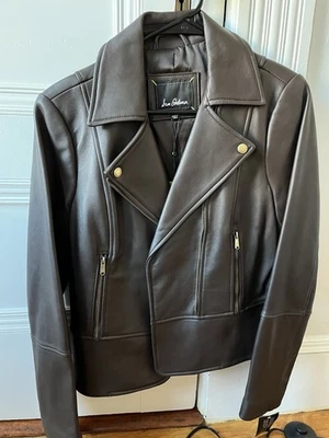 Sam Edelman коричневая кожаная куртка женский размер средний - Изображение 1 из 4