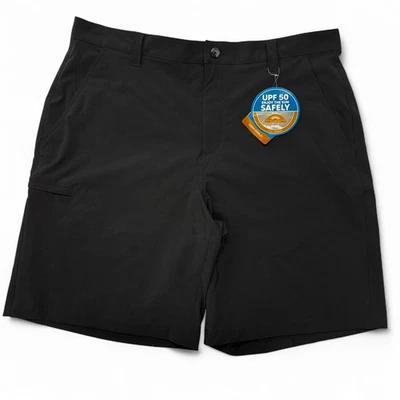 Pantalones Cortos Columbia Grander Marlin II Offshore Para Hombre 38 x 10 Nuevos con Etiquetas Negros UPF 50 Foto 1 de 4