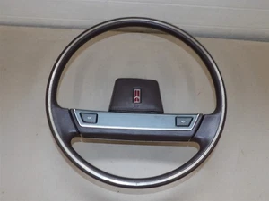 Steering Wheel w/ Horn Button Burgundy 85-90 CUTLASS CALAIS very nice condition - Picture 1 of 8