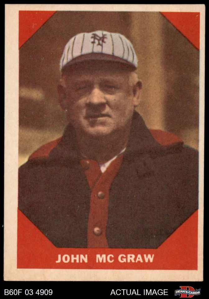 1960 Fleer #66 John McGraw Giants MANAGER HOF 5 - EX - Image 1 of 1