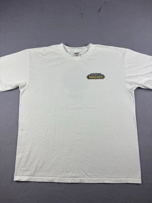 Vintage World Of Warcraft T Shirt Size XL White Blizzcon Video Game Promo 2005 - Image 1 of 4