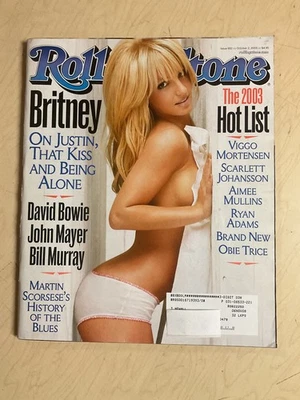 october 2, 2003 #932 Rolling Stone magazine Britney Spears sexy cover "Hot List" - Image 1 of 4