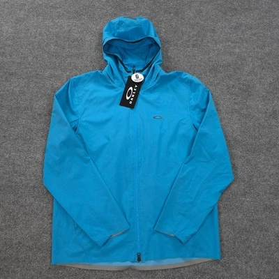 Chaqueta Oakley Para Hombre Extra Grande Azul Atómico Rotación Rendimiento Deportes Correr Gimnasio Foto 1 de 4