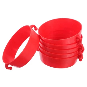 6 Pcs Road Cone Collar Safety Accessories Driveway Parking Connector Cones - Picture 1 of 12