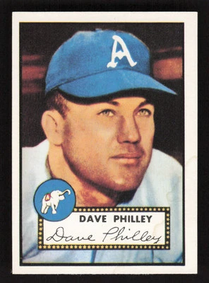 Dave Philley 1983 Topps 1952 Reprint Series #226 Philadelphia Athletics - Image 1 of 2
