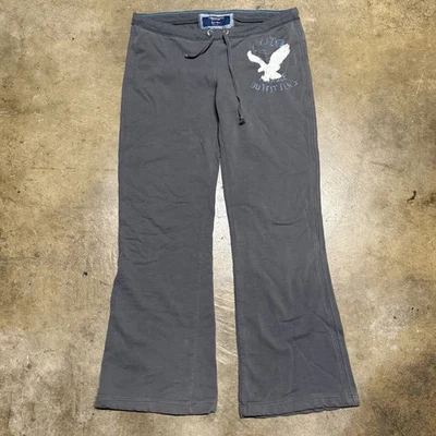 Pantalones deportivos vintage para mujer Y2K American Eagle acampanados tiro bajo talla S Foto 1 de 4